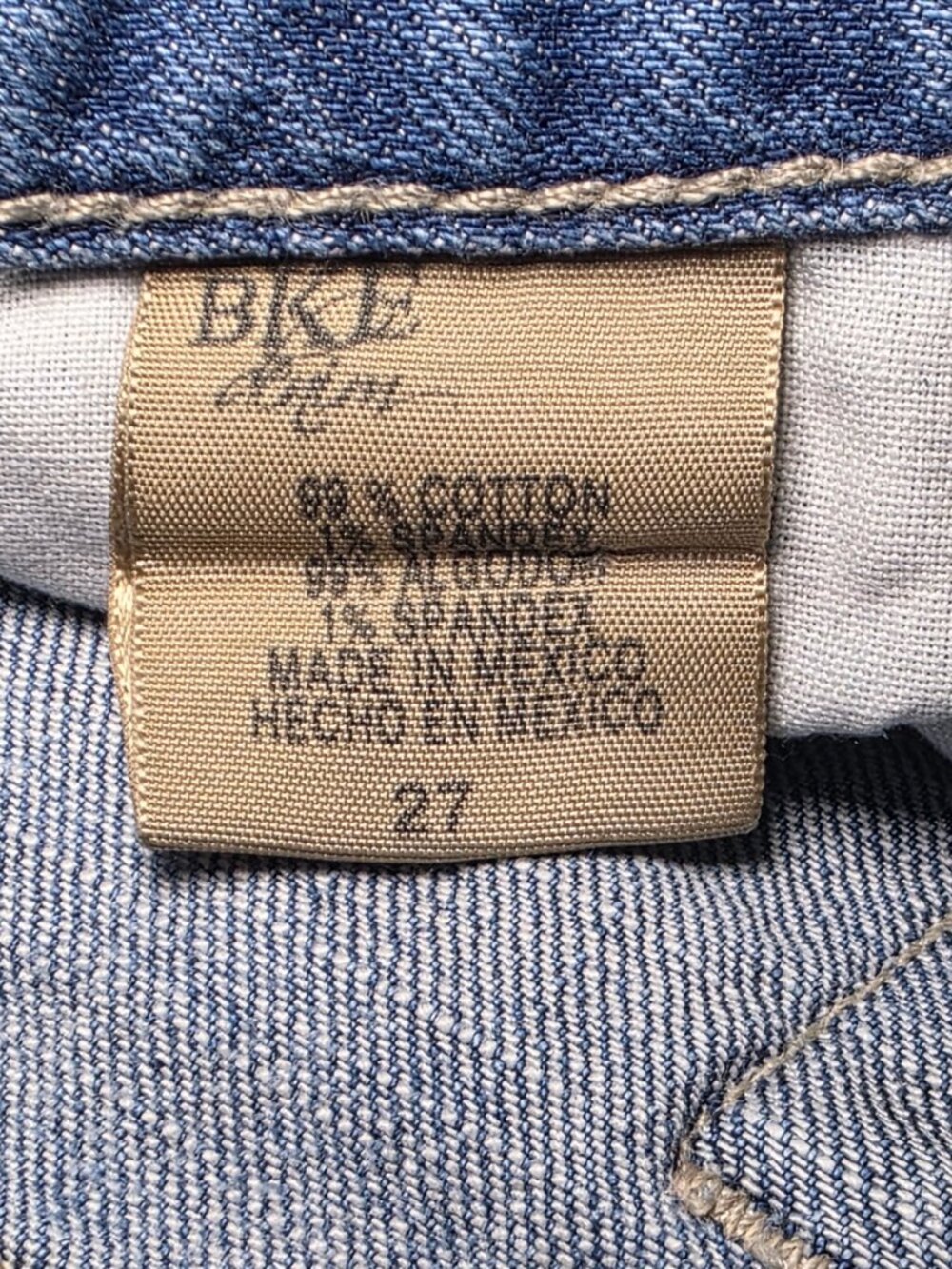 BKE Denim Womens Light Blue Distressed 5 Pocket Shorts Size 27 - Picture 5 of 12